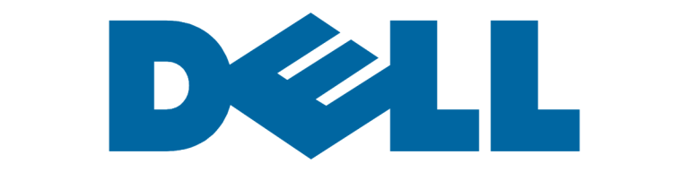 Dell client logo Dell logo featuring the brand name in bold blue letters with a distinctive triangle.